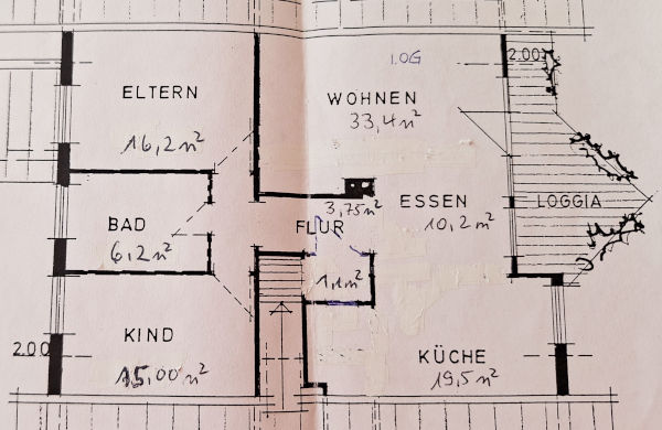 Grundriss zur Wohnung